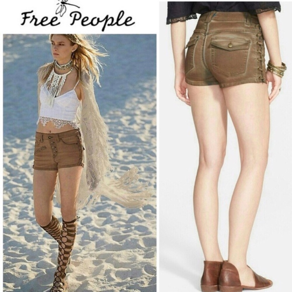Free People Boho (lace-up side) shorts !!